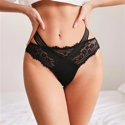 Yurakni kesish Orqaga ko'tarilla Qora sexy ayollik kiyimlari uchun qulay ichki kiyimlar